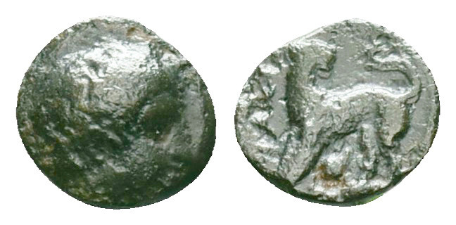 Greek Coins, 

Greek

ISLAND off LESBOS. Nasos. Pordosilene. (Circa 350-300 ...