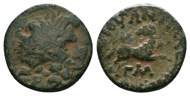 Greek

Seleucis and Pieria, Antioch. Civic Issue, 1st century BC. Æ Trichalkon...