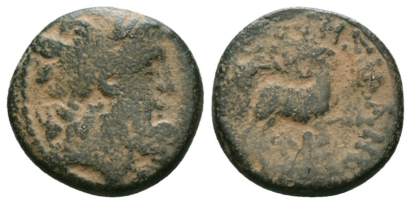 Greek

Seleucis and Pieria, Antioch. Civic Issue, 1st century BC. Æ Trichalkon...