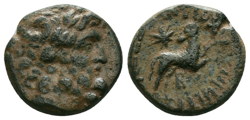 Greek

Seleucis and Pieria, Antioch. Civic Issue, 1st century BC. Æ Trichalkon...