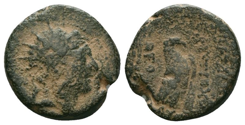 Greek Coins, 

Greek

Seleukid Kings, Antiochos IV (175-164 BC). Æ . Antioch...