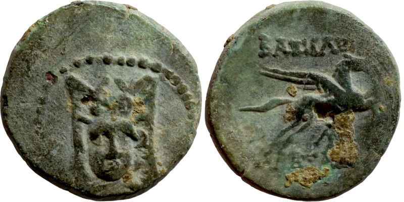 SELEUKID KINGS of SYRIA. Antioch mint. Alexander I Balas (152-145 BC). AE bronze...