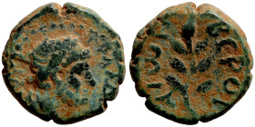 SYRIA. Beroea. Hadrian (117-138 AD). AE bronze. Obv.: ΑΥΤ ΤΡΑ ΑΔΡΙΑΝ; laureate head of Hadrian, right. Rev.: ΒΕΡΟΙ/ΑΙωΝ; laurel branch. RPC III 3436...