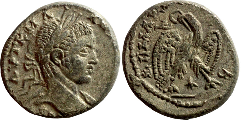 SYRIA. Uncertain mint. Elagabalus (219 AD). Tetradrachm. Obv.: ΑΥΤ Κ Μ Α ΑΝΤωΝΕΙ...