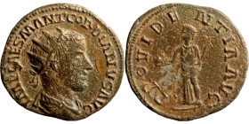 Gordian III (238 AD?). Uncetain mint (Rome ?). Antoninianus. Obv.: IMP CAES M ANT GORDIANVS AVG - Radiate, draped bust right. Rev.: PROVIDENTIA AVG - ...