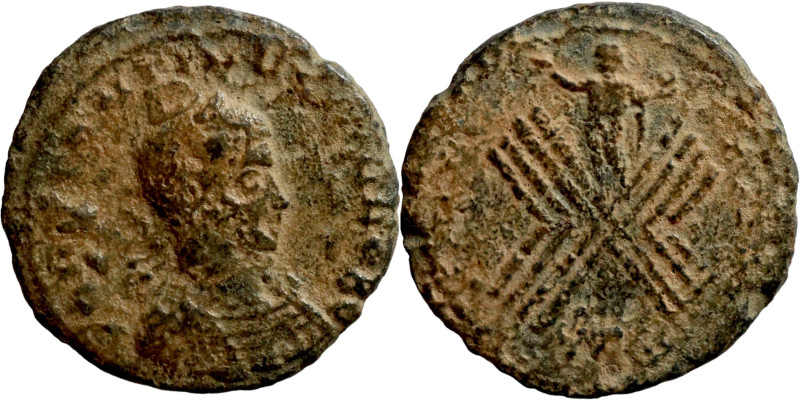 Constantinus II (Caesar: 317-337) Follis. Obverse: CONSTANTINVS IVN NOB C, laure...