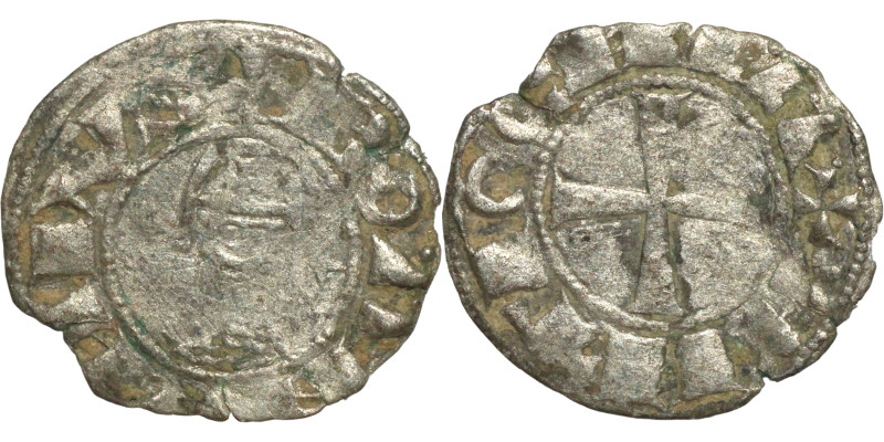 Principality of Antioch. Bohemond III (1163-1201) Denier. Antioch. Obverse: BOAИ...