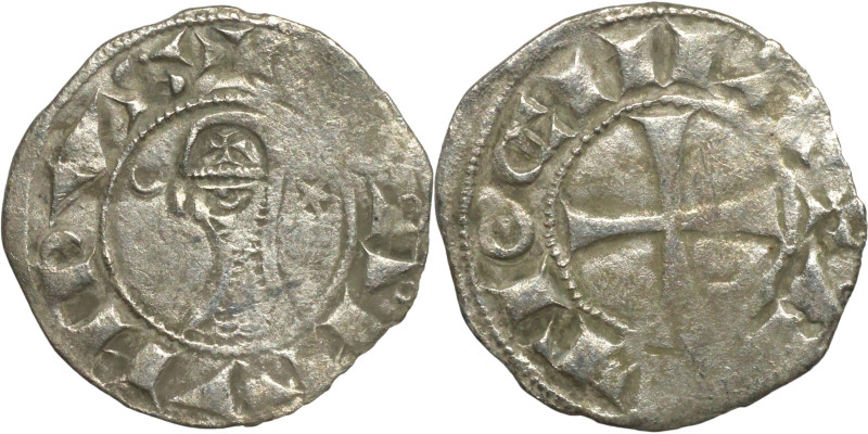 Principality of Antioch. Bohemond III (1163-1201) Denier. Antioch. Obverse: BOAИ...