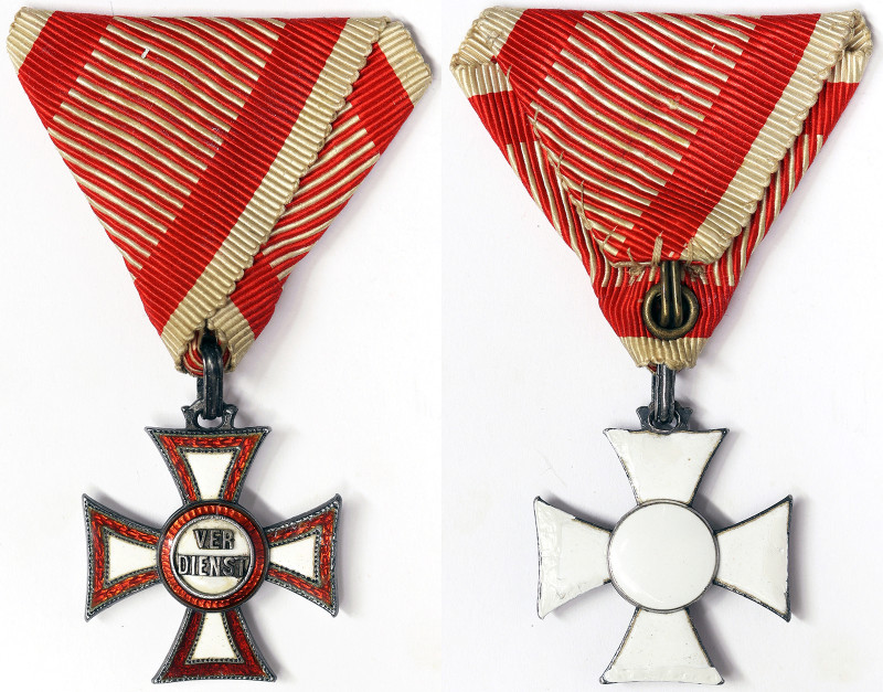 Austria, Franz Joseph I Military Merit Cross (VER DIENST), n.d., III Class. 34x3...