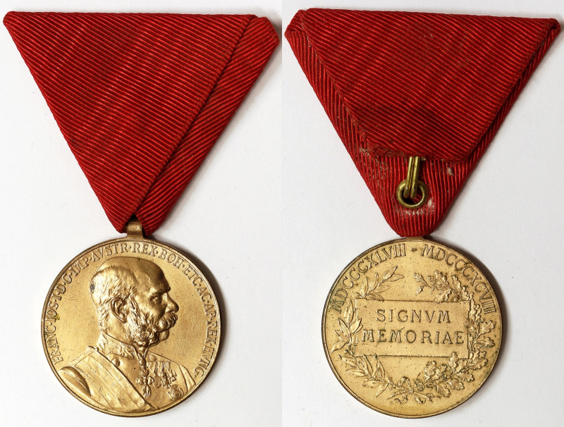 Austria, Franz Joseph I The 50th Anniversary of reign (SIGNVM MEMORIAE), 1898, Ø...
