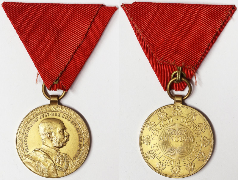 Austria, Franz Joseph I Medal of honour for 40 years of loyal service, n.d., Ø 3...