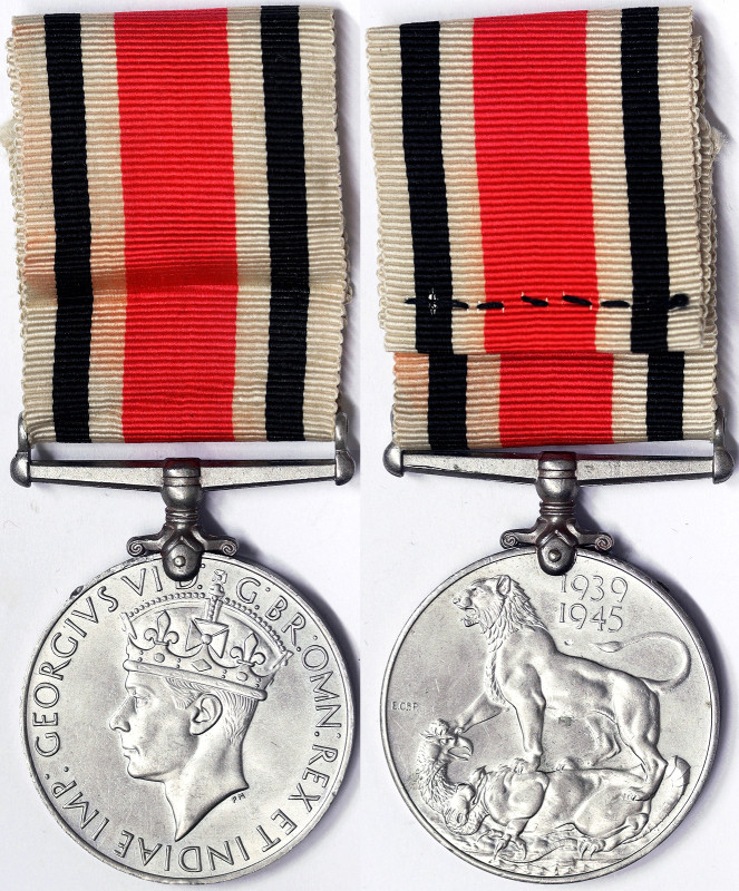 Great Britain, George VI War Medal, 1939-45, Opus: Edward Carter Preston. Ø 36 m...