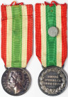 Kingdom, Umberto I Medal commemorating the Unification of Italy, n.d., Opus: Speranza. Ø 31 mm. Ag. XF