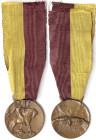 Kingdom, Vittorio Emanuele III Commemorative medal of the fascist campaign 1919-1922, 1923, Production: S. Johnson. Ø 33 mm. Ae. Brambilla 638, XF