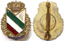 Kingdom, Vittorio Emanuele III Team leader Badge National Board of Physical Education (Ente Nazionale Educazione Fisica) ENEF. Opus: Donzelli. 25x19 m...