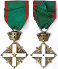 Republic, Order of Merit of the Italian Republic Officer's Cross. Cross: 60x44 mm ca.