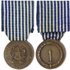 Republic, Bronze Medal to the merit of long command in the army, n.d., Coinage: Mint. Ø 34,5 mm, Brambilla 858.
