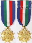 Republic, State Police Distinguished Service Gold Medal For Long Servie Merit (35 years). 41x37 mm. Ae.