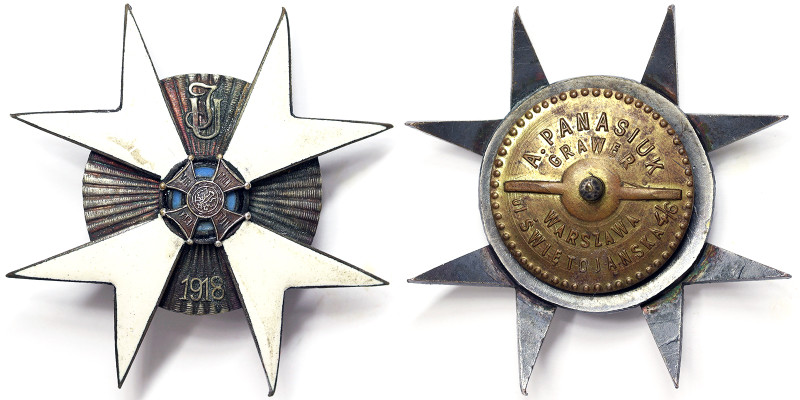 Poland, Commemorative Badge of the 14th Jazlowiec Uhlan Regiment, 1918, Ø 52,5 m...