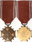 Poland, Bronze Cross of Merit, n.d., Commemorative Badge of the 14th Jazlowiec Uhlan Regiment, III Class. Polish People's Republic PRL. Total sizes: 4...