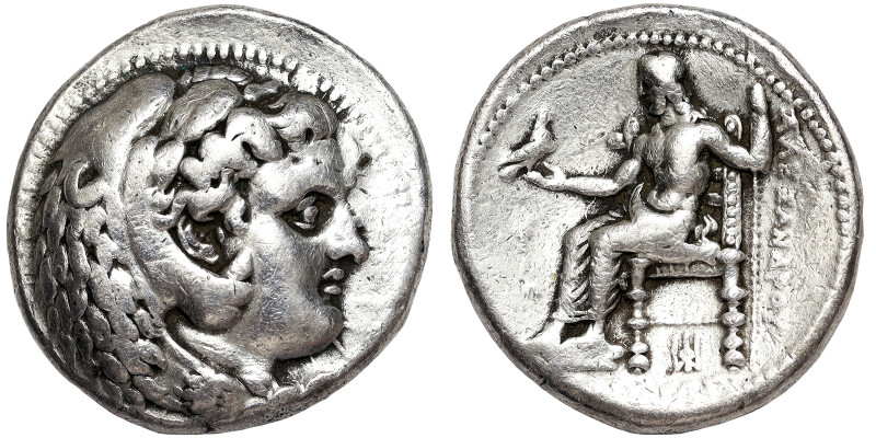 Greek Coins, Alexander III 'the great' Tetradrachm, n.d., Ag. 16,94 g, Rare F