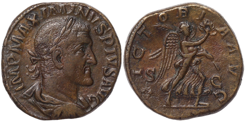 Roman Coins, Maximinus Sestertius, n.d., Rome, Ae. 21,52 g, RIC 67, VF+