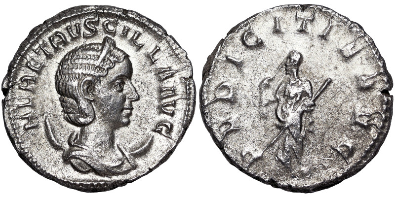 Roman Coins, Herennia Etruscilla Antoninianus, n.d., Rome, Ag. 4,66 g, RIC 58b, ...