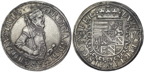 Austria, Ferdinand, Taler, n.d., Ensisheim, Ag. 28,35 g, DAV 8088, XF+