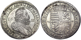 Austria, Maximilian III, Taler, 1615, Hall, Ag. 28,60 g, DAV 3321, XF+