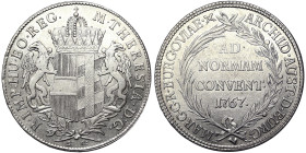 Austria, Maria Theresia, Taler, 1767, Günzburg, Ag. 27,93 g, Herinek 499, VF+