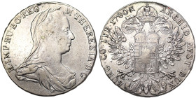 Austria, Maria Theresia, Taler, 1780 (1797-1803), Karlsburg, Ag. 27,82 g, Hafner 2a, VF