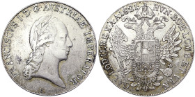 Austria, Francis I, Taler, 1821, Venice, Ag.833 28,06 g, NC, Frühwald 162, VF