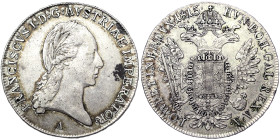 Austria, Francis I, 1/2 Taler, 1815, Venice, Ag. 14,00 g, Frühwald 214, VF