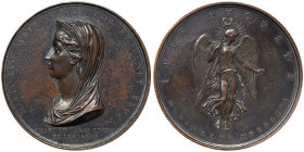 Austria, Francis I, Medal, 1816, Death of Maria Ludovica in Milan. Opus: L. Manfredini. Ø 42,5 mm Ae. 37,00 g, Small edge nick, Montenuovo 2445, A.UNC...