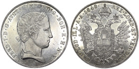 Austria, Ferdinand I Taler, 1848, Vienna, Ag.833 28,06 g, Frühwald 775, XF+