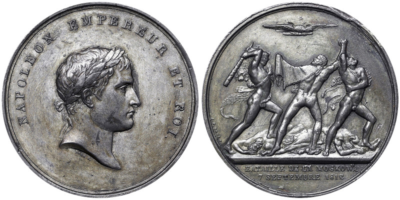 France, Napoleon I Medal, 1812, Battle of the Moskva. Opus: DrOz Ø 55 mm. Pb. 95...