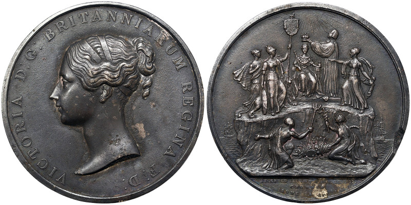 Great Britain, Victoria Medal, 1838, Large format medal. Coronation. Opus: g, Ra...