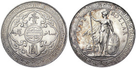 Great Britain, Edward VII Trade Dollar, 1909, Bombay, Ag.900 26,95 g, KM T5, XF