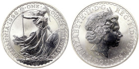Great Britain, Elizabeth II 2 Pounds, 1998, London, Ag.958 32,45 g, KM 1029, UNC
