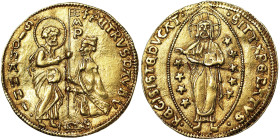 Greece, Pierre d'Aubusson (1476-1503), Imitation of the Venetian Ducato, n.d., Rhodes, Au. 3,45 g, Gamberini 380, XF+