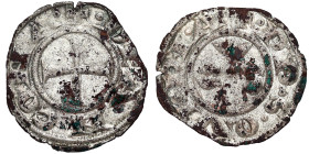 Italian States, Ancona, Republic Denaro, n.d., Ex Auction: W. J. Fleming 22/9/1973. Ag. 0,60 g, CNI 5, VF