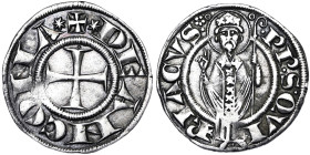 Italian States, Ancona, Republic Grosso Agontano, n.d., Ag. 2,37 g, Rare, Biaggi 34, VF/A.XF