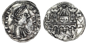 Italian States, Bergamo, Federico II Grosso da 4 Denari (1/2 Grosso), n.d., Ag. 0,88 g, Rare, Biaggi 352, A.XF