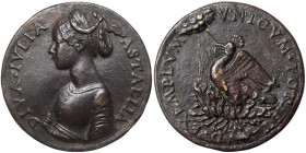 Italian States, Mantua, Giulia Astallia (XV Century), Posthumous Medal (XVII Century), 1490, The girl is generally identiﬁed with Giulia of Gazzuolo, ...