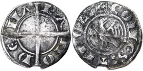 Italian States, Merano, Mainardo II and Alberto II Grosso Aquilino, n.d., Ag. 1,34 g, Rare, Biaggi 1184, A.VF