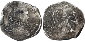 Italian States, Messina, Filippo IV of Spain 4 Tarì, 1664, DG-V. Ag. 9,65 g, MIR 355, VF