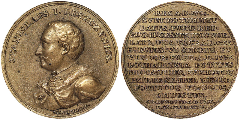 Poland, Medal, n.d., Opus: J. J. Reichel. Ø 44 mm. Ae. 32,64 g, A.UNC