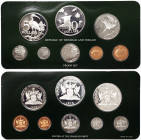 Trinidad and Tobago, Set, 1978, Ag.925 Total silver weight: 64,70 g, KM PS13, PROOF