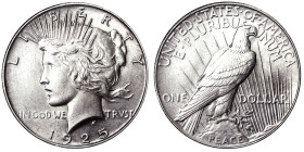 United States, 1 Dollar (Peace 1921-1935), 1925, Phildelphia, Ag.900 26,73 g, KM 150, A.XF