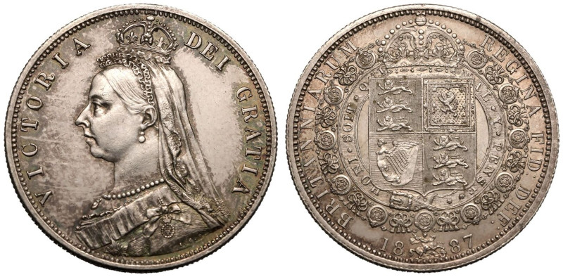 Extremely Fine | GREAT BRITAIN. Victoria. 
Silver Halfcrown, 1887. 
Jubilee He...